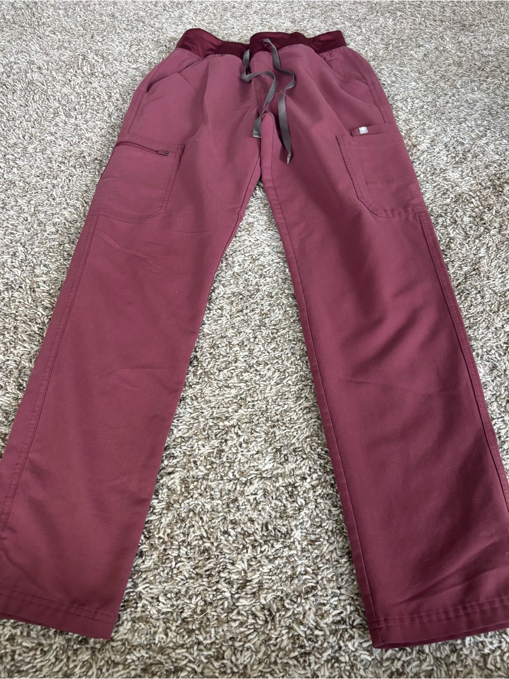 Figs Maroon-Wine Scrub Pants women